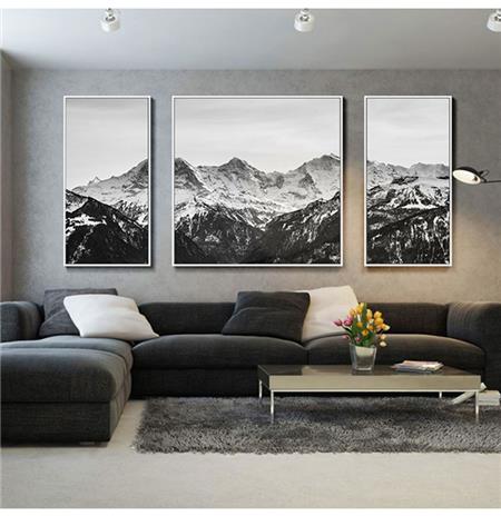 客廳- 三聯(lián)畫(huà)風(fēng)景場(chǎng)景